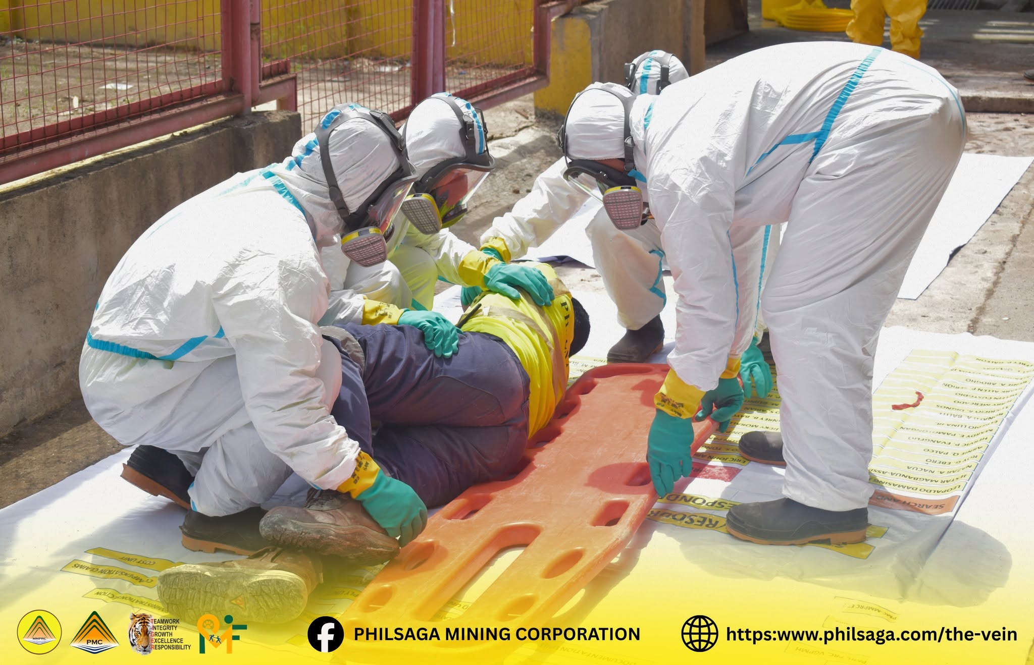 MMPRC Conducts 3rd Quarter Drill ( Earthquake and Chemical Spillage Drill )